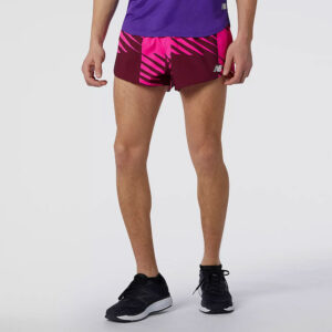 New Balance Printed Fast Flight 3″ Split Shorts Men's